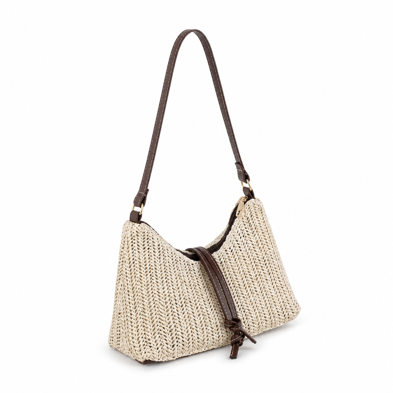 Sac Borsa Paglia Chocolat