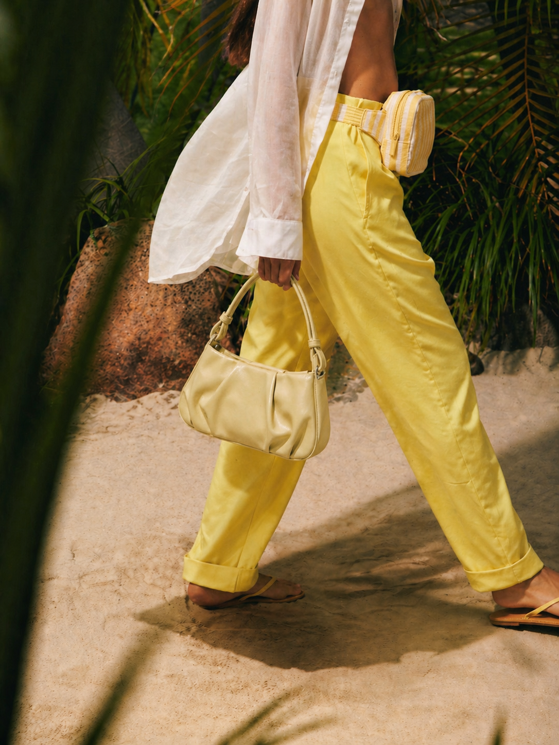 Sac Borsa Nodo vanille crème