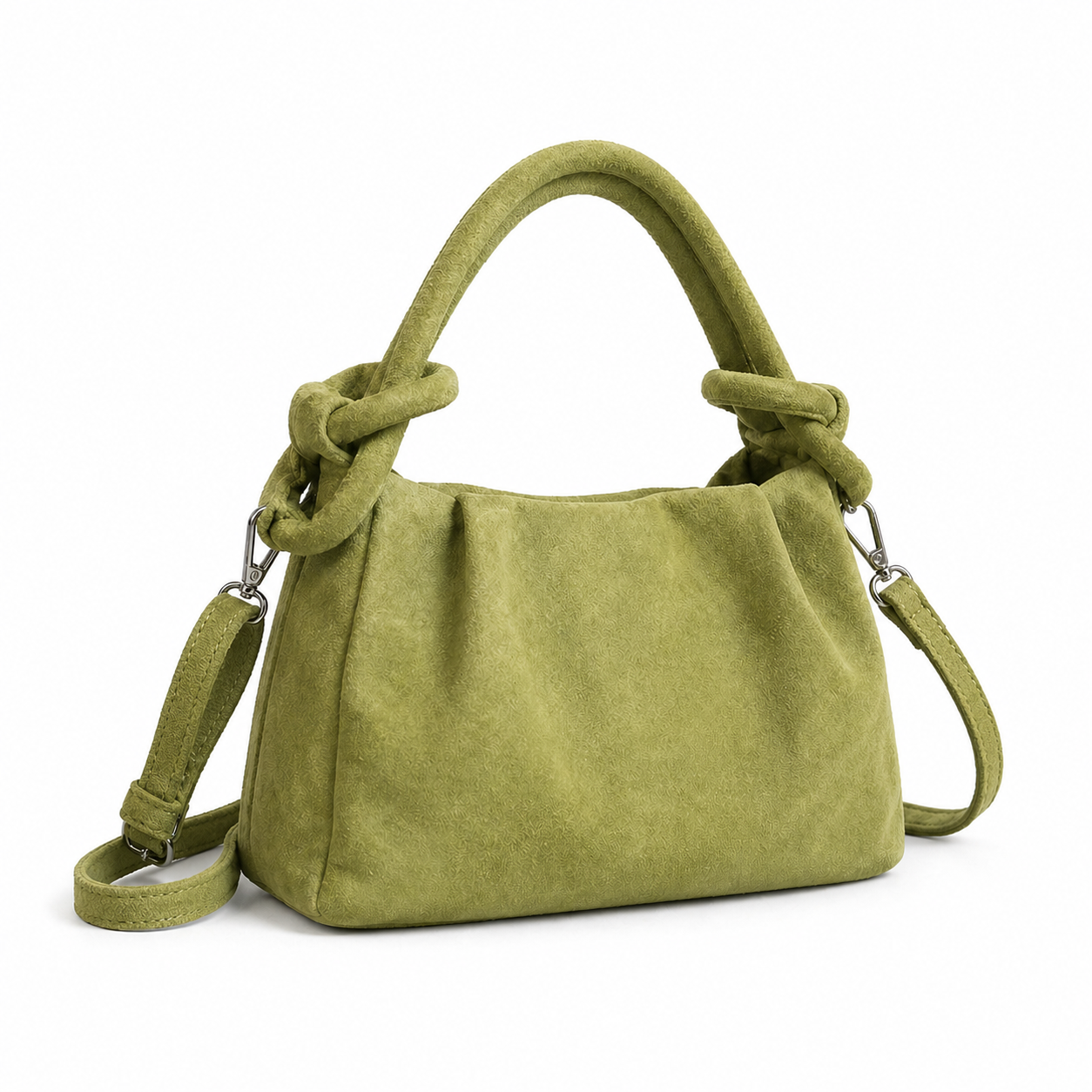 Sac Bento nœud vert sauge